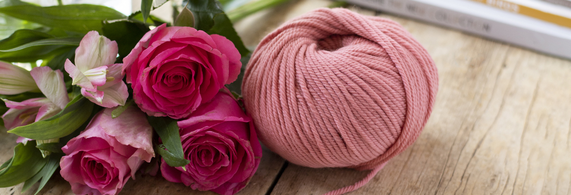 TOFT Pink Aran wool NEW